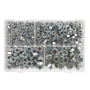 Steel Nut Assortment 320pc 1/4"-1/2"UNF - AB029SN - Farming Parts