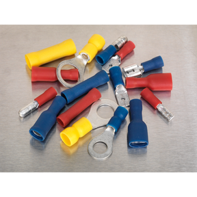 Crimp Terminal Assortment 200pc Blue, Red & Yellow - AB038MT - Farming Parts