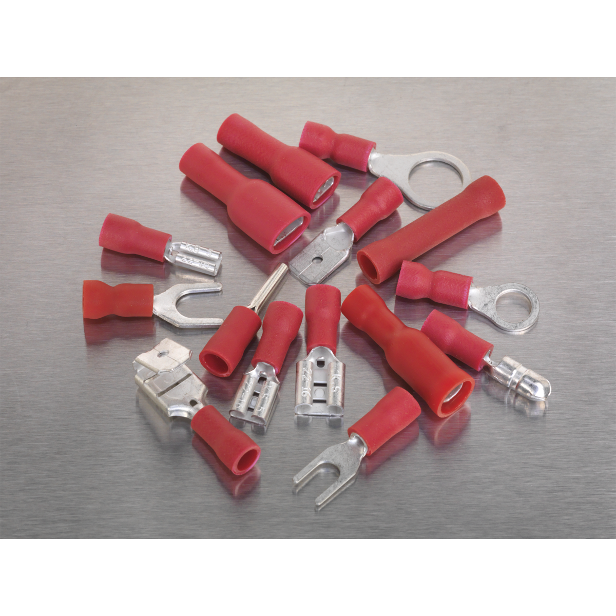 Crimp Terminal Assortment 260pc Red - AB039RT - Farming Parts