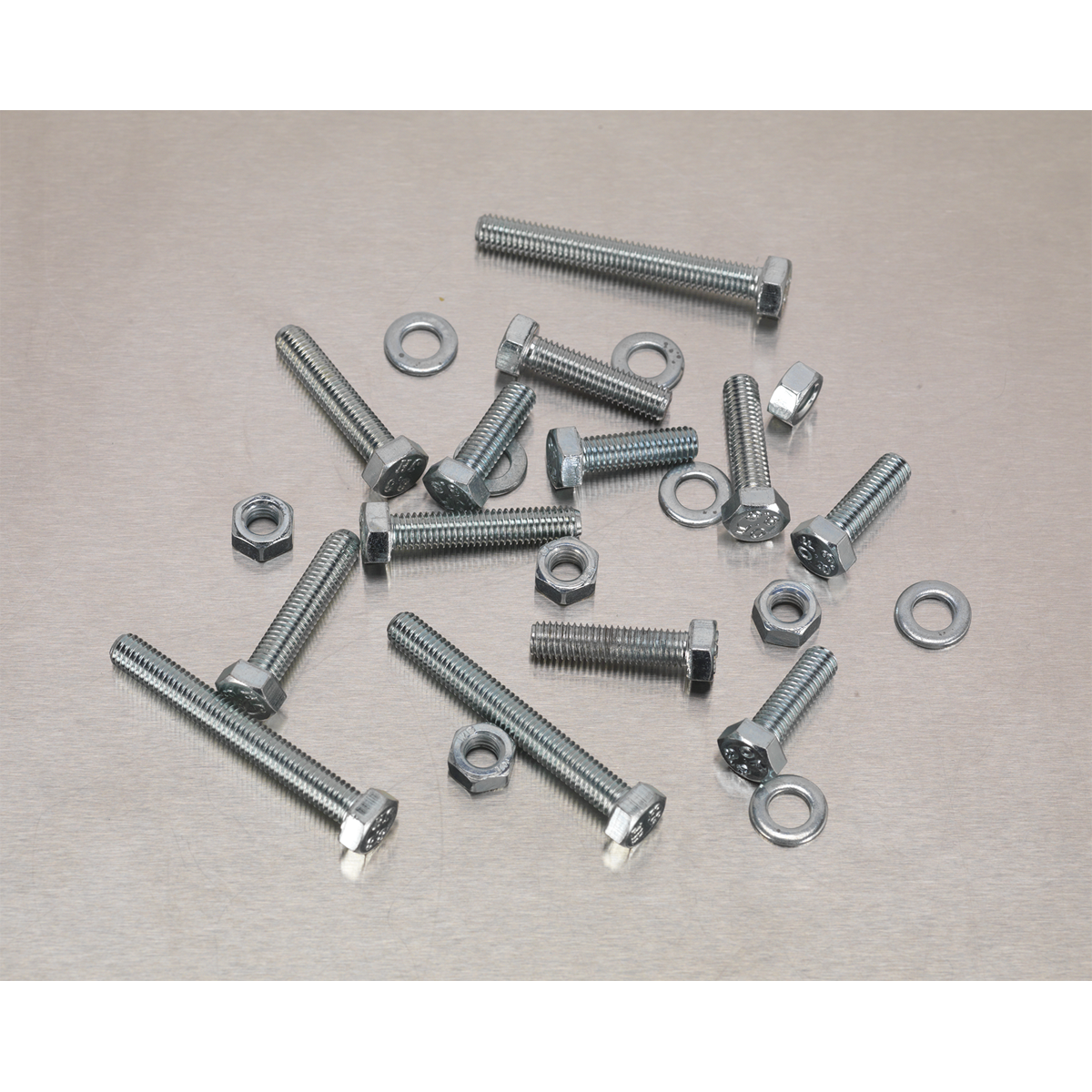 Setscrew, Nut & Washer Assortment 444pc High Tensile M5 Metric - AB049SNW - Farming Parts