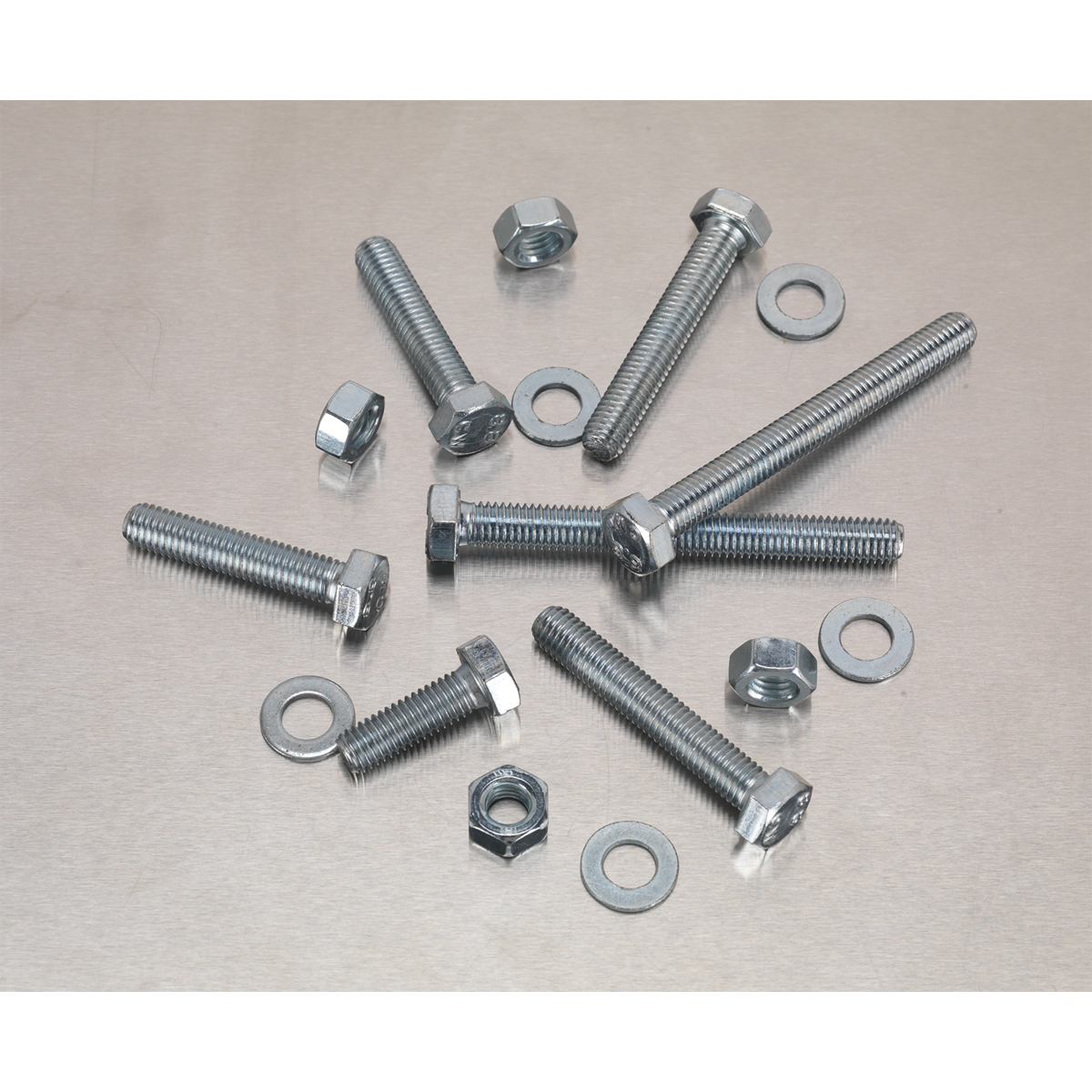 Setscrew, Nut & Washer Assortment 220pc High Tensile M8 Metric - AB051SNW - Farming Parts