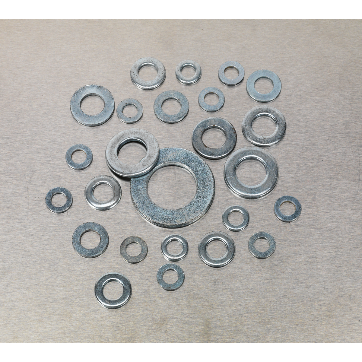 Flat Washer Assortment 495pc M6-M24 Form C Metric - AB056WC - Farming Parts