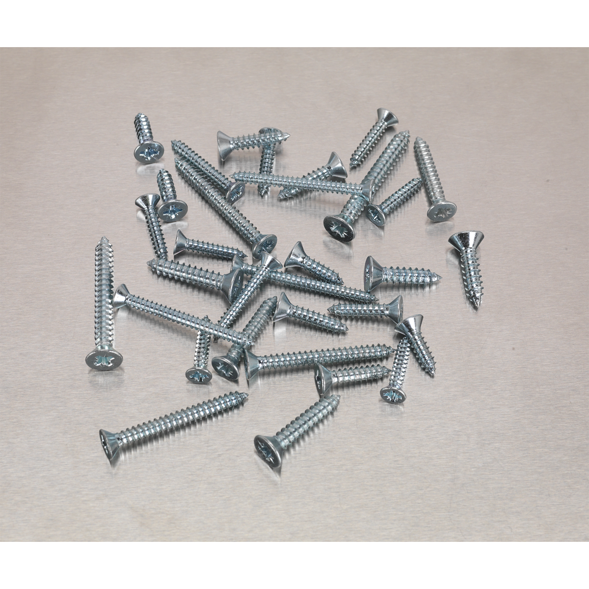 Self-Tapping Screw Assortment 600pc Countersunk Pozi Zinc - AB065STCP - Farming Parts