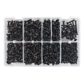 Self-Tapping Screw Assortment 700pc Flanged Head - AB066STBK - Farming Parts