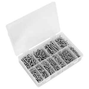 Stainless Steel Self-Tapping Screw Assortment 700pc - SE-AB0700SSST