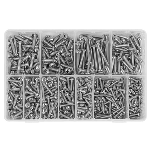 Stainless Steel Self-Tapping Screw Assortment 700pc - SE-AB0700SSST