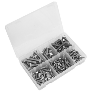 Sealey | Stainless Steel Setscrew Assortment M5-M10 150pc - AB078SS