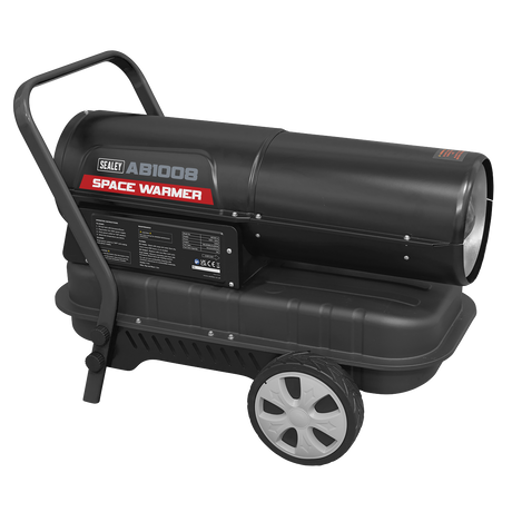 Space Warmer® Paraffin/Kerosene/Diesel Heater 100,000Btu/hr with Wheels - AB1008 - Farming Parts