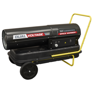 Dual Voltage Space Warmer® Kerosene/Diesel Heater with Wheels 185,000Btu/hr(55kW) - SE-AB1850DV