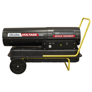 Dual Voltage Space Warmer® Kerosene/Diesel Heater with Wheels 185,000Btu/hr(55kW) - SE-AB1850DV