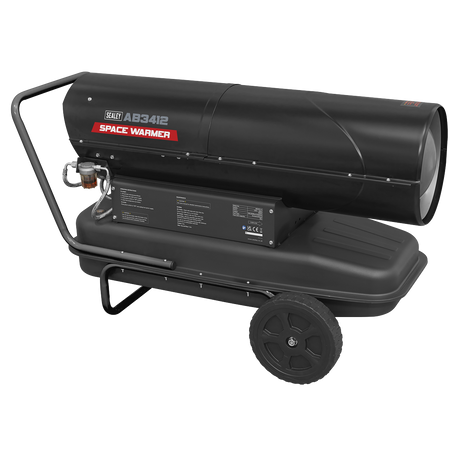 Space Warmer® Kerosene/Diesel Heater 340,000Btu/hr with Wheels - AB3412 - Farming Parts