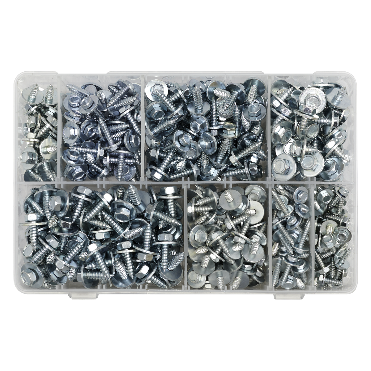 Acme Screw with Captive Washer Assortment 425pc - AB425AS - Farming Parts