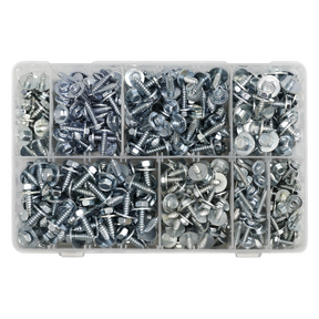Acme Screw with Captive Washer Assortment 425pc - AB425AS - Farming Parts