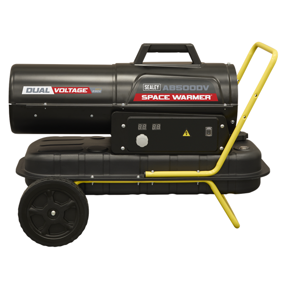 Dual Voltage Kerosene/Diesel Space Warmer® Heater with Wheels 50,000Btu/hr - SE-AB500DV