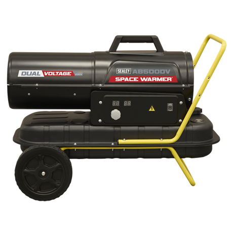 Dual Voltage Kerosene/Diesel Space Warmer® Heater with Wheels 50,000Btu/hr - SE-AB500DV