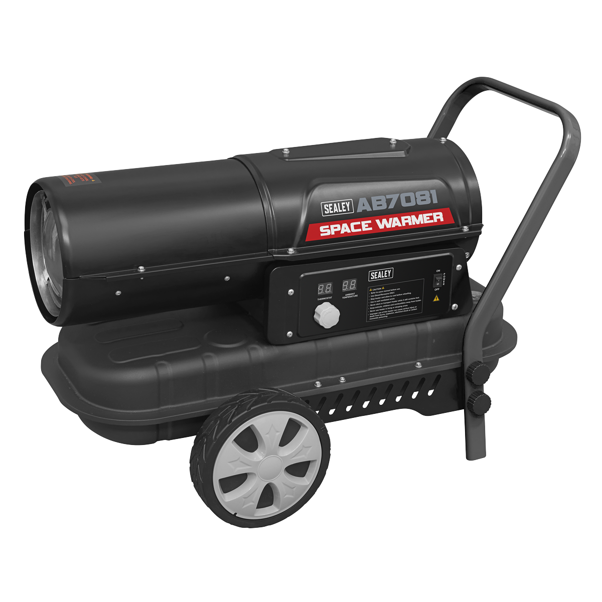 Space Warmer® Kerosene/Diesel Heater 70,000Btu/hr with Wheels - AB7081 - Farming Parts