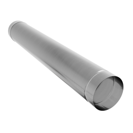 Stainless Steel Exhaust/Flue End Pipe for ABI600 & ABI1000 120 x 1000mm - SE-ABI1000AK2