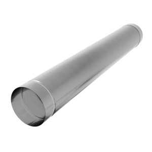 Stainless Steel Exhaust/Flue End Pipe for ABI600 & ABI1000 120 x 1000mm - SE-ABI1000AK2