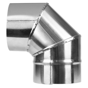 Stainless Steel Exhaust/Flue 90° Bend for ABI600 & ABI1000 120mm - SE-ABI1000AK3