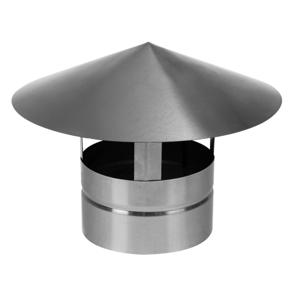 Stainless Steel Exhaust/Flue Rain Cap for ABI600 & ABI1000 120mm - SE-ABI1000AK4