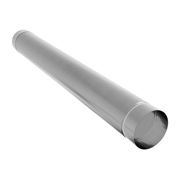 Stainless Steel Exhaust/Flue End Pipe for ABI1700 150 x 1000mm - SE-ABI1700AK2