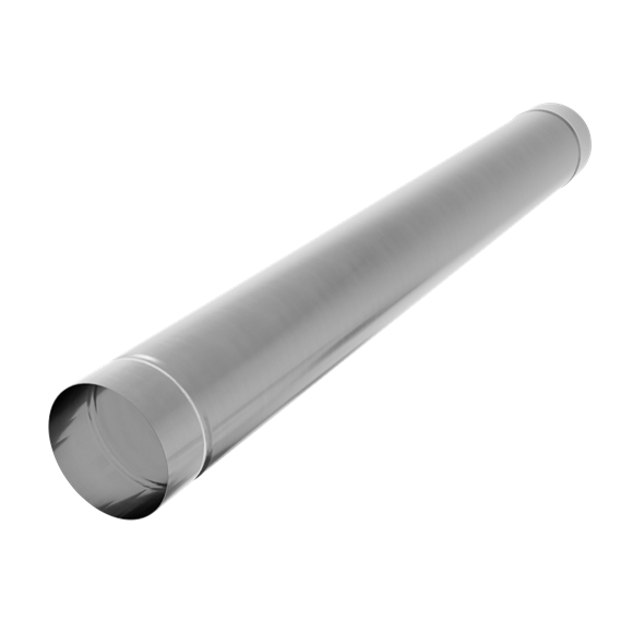 Stainless Steel Exhaust/Flue End Pipe for ABI1700 150 x 1000mm - SE-ABI1700AK2