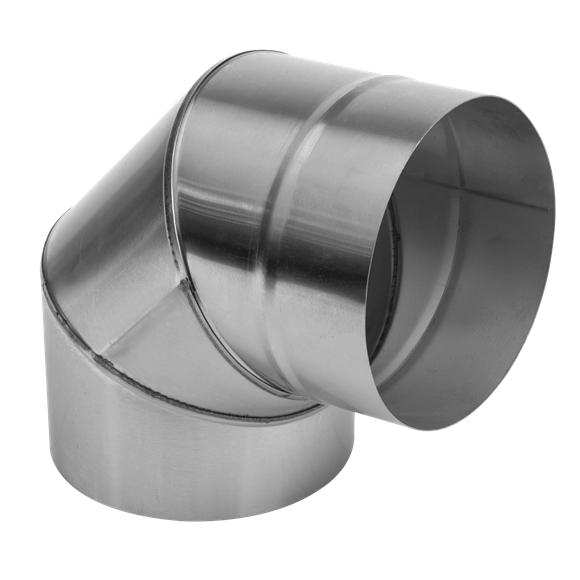 Stainless Steel Exhaust/Flue 90° Bend for ABI1700 150mm - SE-ABI1700AK3