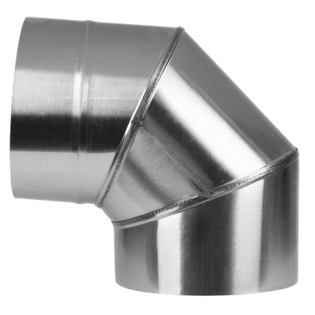 Sealey Stainless Steel Exhaust/Flue 90° Bend ABI1700 150mm ABI1700AK3