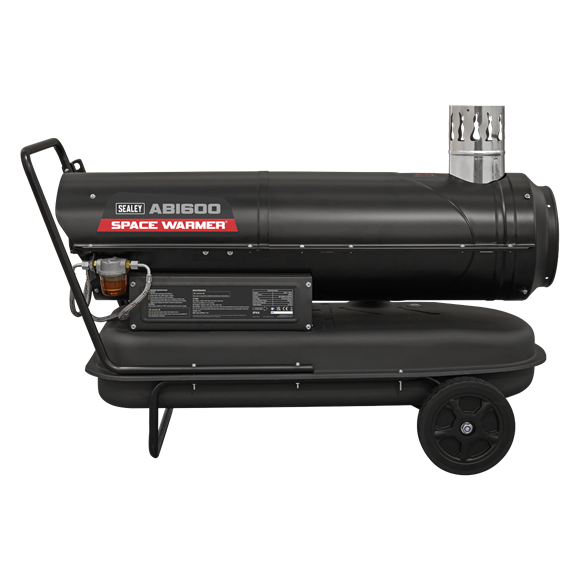 Space Warmer® Indirect Kerosene/Diesel Heater with Wheels 68,000Btu/hr - SE-ABI600