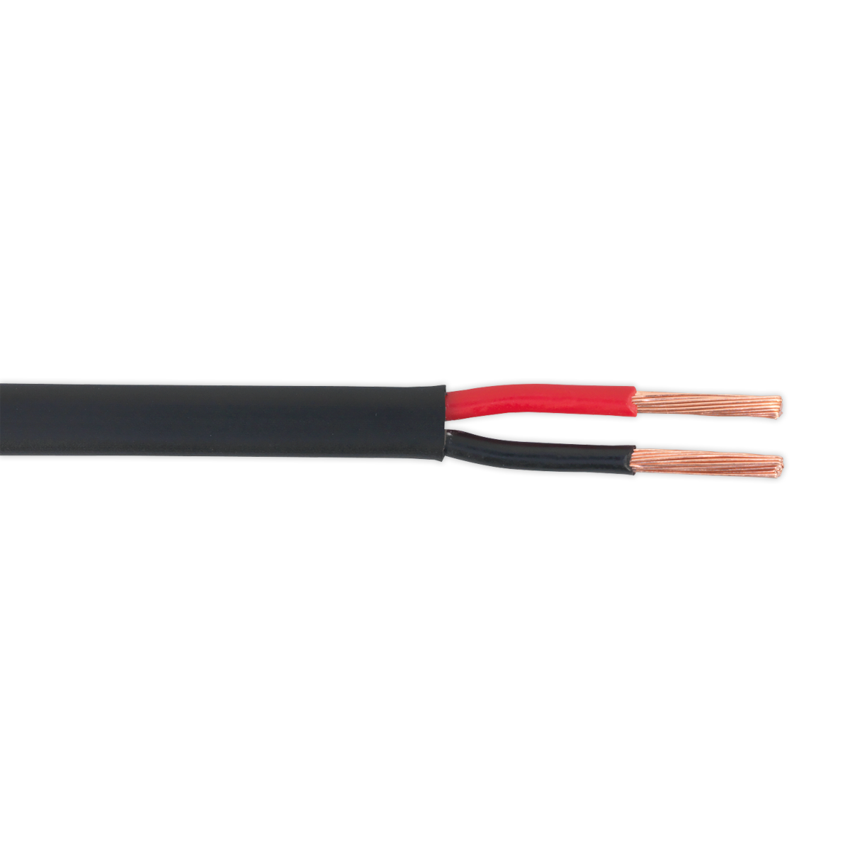 Automotive Cable Thin Wall Flat Twin 2 x 2mm² 28/0.30mm 30m Black - AC2830TWTN - Farming Parts