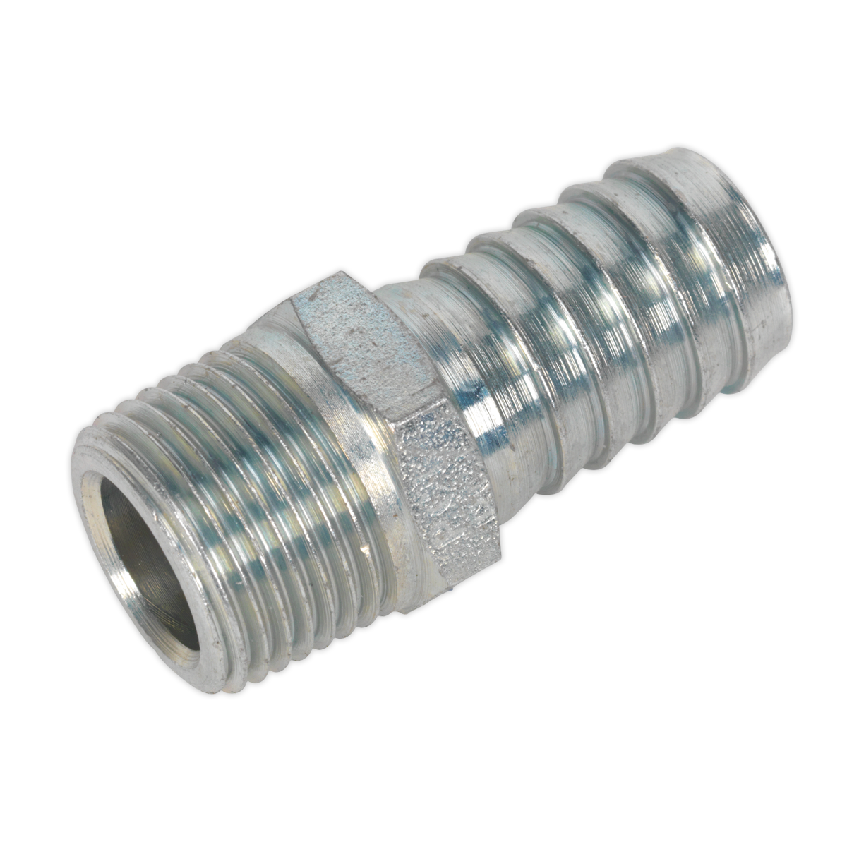 Screwed Tailpiece Male 3/8"BSPT - 1/2" Hose Pack of 5 - AC42 - Farming Parts