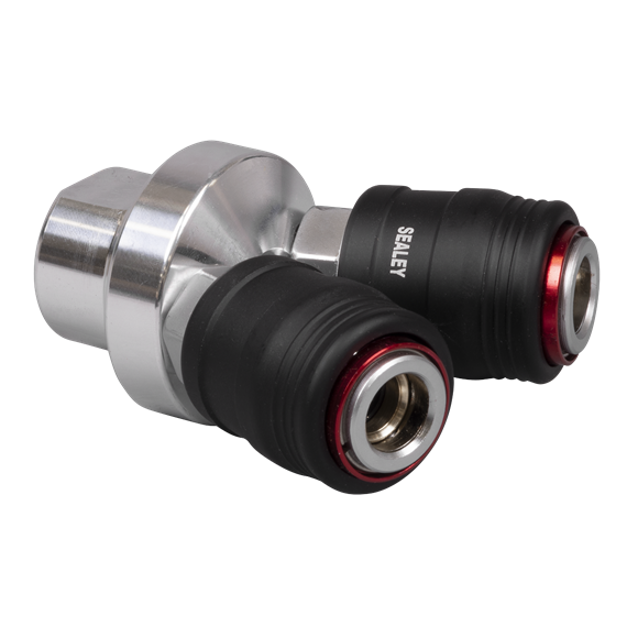 High Flow Twin Coupling Body Female Thread 1/4"BSPT - SE-ACH55