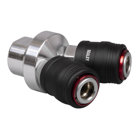 High Flow Twin Coupling Body Female Thread 1/4"BSPT - SE-ACH55