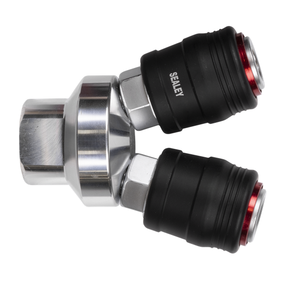 High Flow Twin Coupling Body Female Thread 1/4"BSPT - SE-ACH55