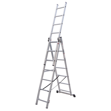 Aluminium Extension Combination Ladder 3x7 EN 131 - ACL307 - Farming Parts