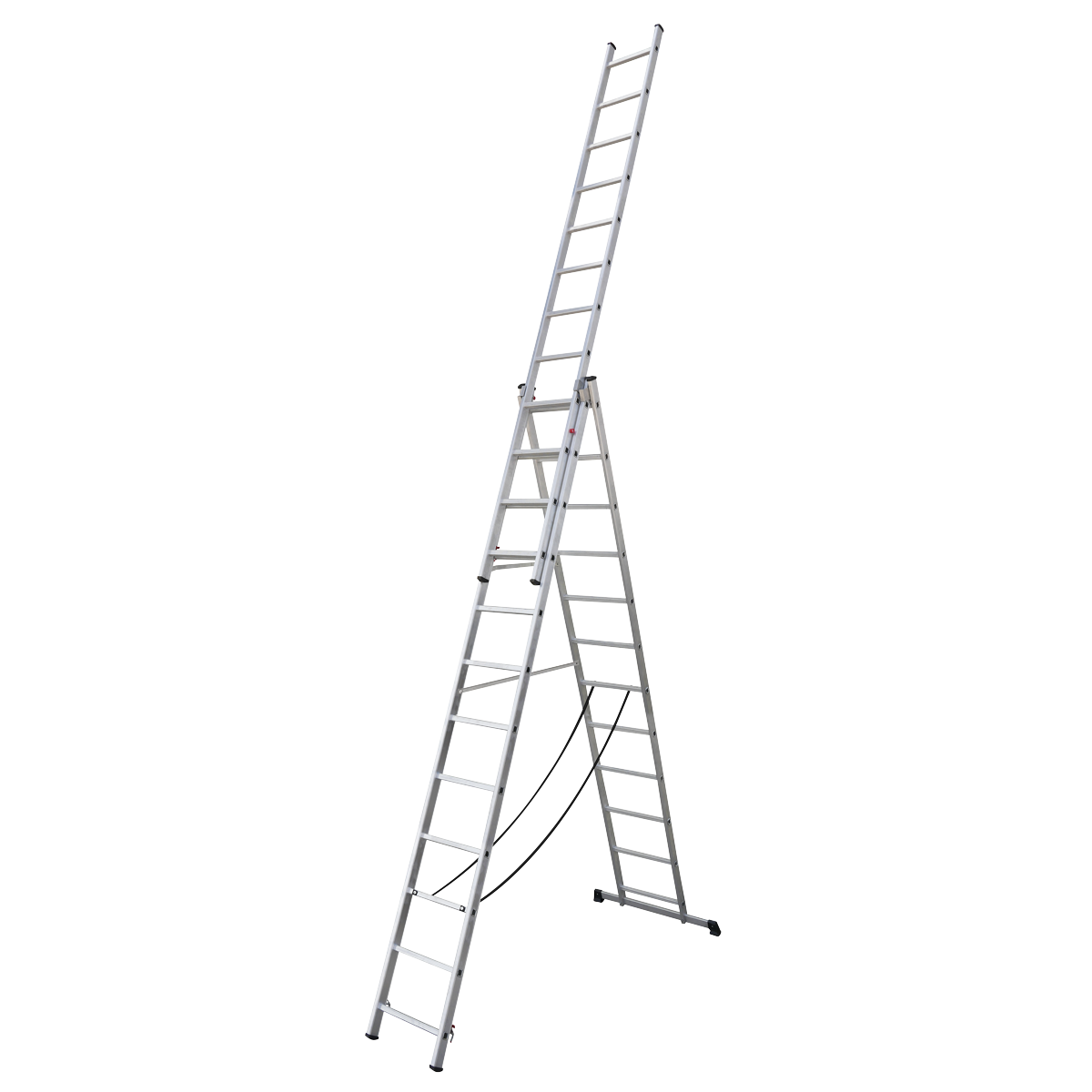 Aluminium Extension Combination Ladder 3x12 EN 131 - ACL312 - Farming Parts