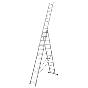 Aluminium Extension Combination Ladder 3x12 EN 131 - ACL312 - Farming Parts