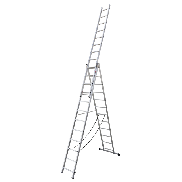 Aluminium Extension Combination Ladder 3x12 EN 131 - ACL312 - Farming Parts