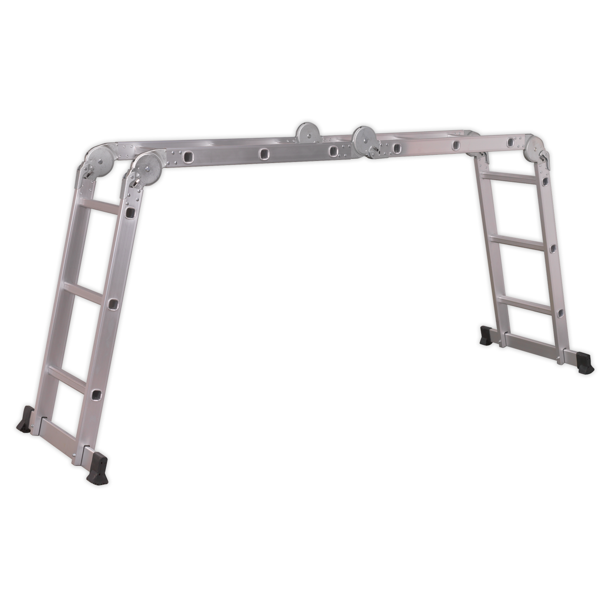 Aluminium Folding Platform Ladder 4-Way EN 131 - AFPL1 - Farming Parts