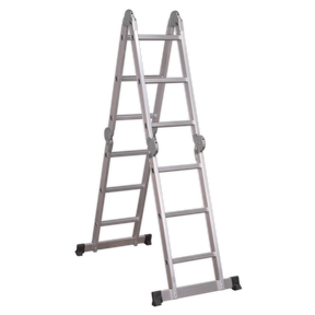 Aluminium Folding Platform Ladder 4-Way EN 131 - AFPL1 - Farming Parts