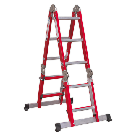 Aluminium Multipurpose Ladder EN 131 Adjustable Height - AFPL2 - Farming Parts