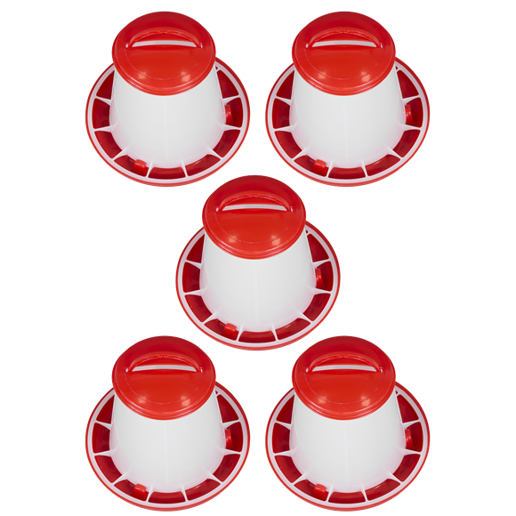 Poultry Feeder 1.5kg - Pack of 5 - SE-AFT025