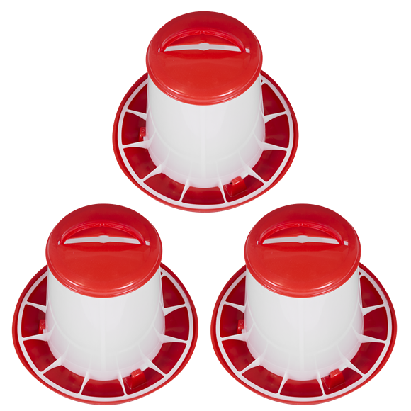 Poultry Feeder 3kg - Pack of 3 - SE-AFT033