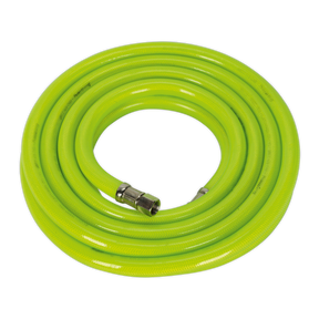 Air Hose High-Visibility 5m x Ø10mm with 1/4"BSP Unions - AHFC538 - Farming Parts