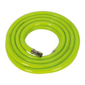 Air Hose High-Visibility 5m x Ø10mm with 1/4"BSP Unions - AHFC538 - Farming Parts