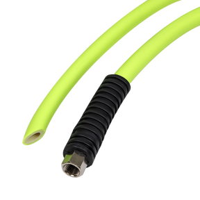 Air Hose 10m x Ø8mm Hybrid High-Visibility with 1/4"BSP Unions - AHHC10G - Farming Parts