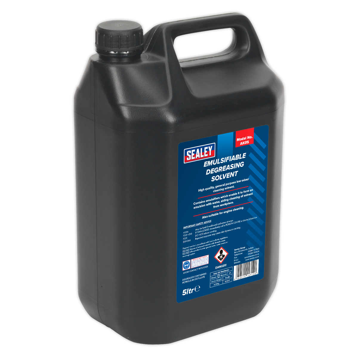 Degreasing Solvent Emulsifiable 5L - AK05 - Farming Parts