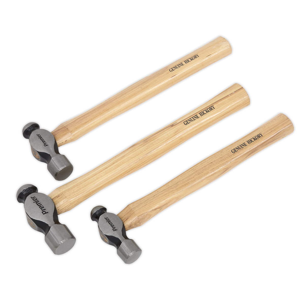 Ball Pein Hammer Set 3pc Hickory Shafts - AK203 - Farming Parts