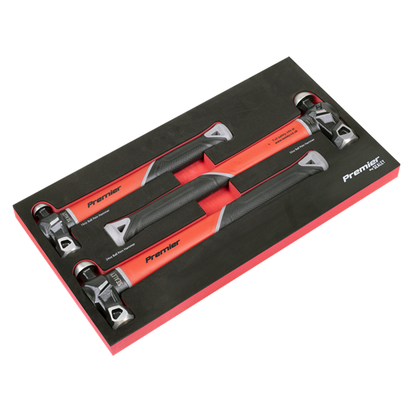 Premier Ball Pein Hammer Set with Fibreglass Shafts 3pc - SE-AK2033