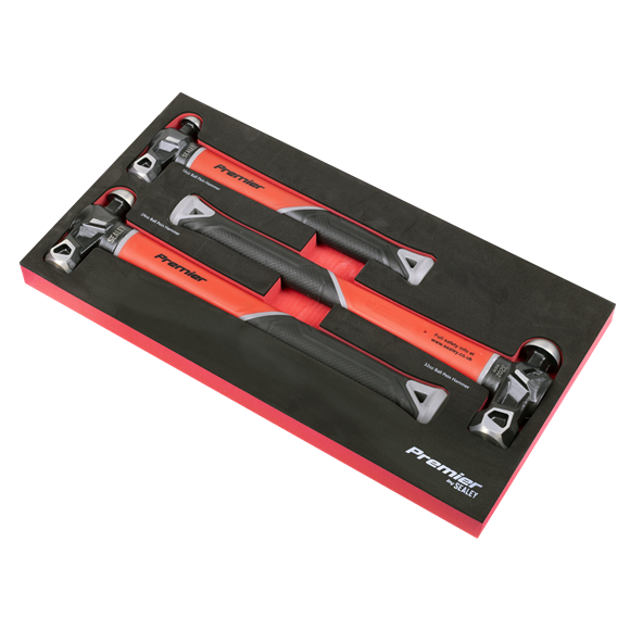 Premier Ball Pein Hammer Set with Fibreglass Shafts 3pc - SE-AK2033